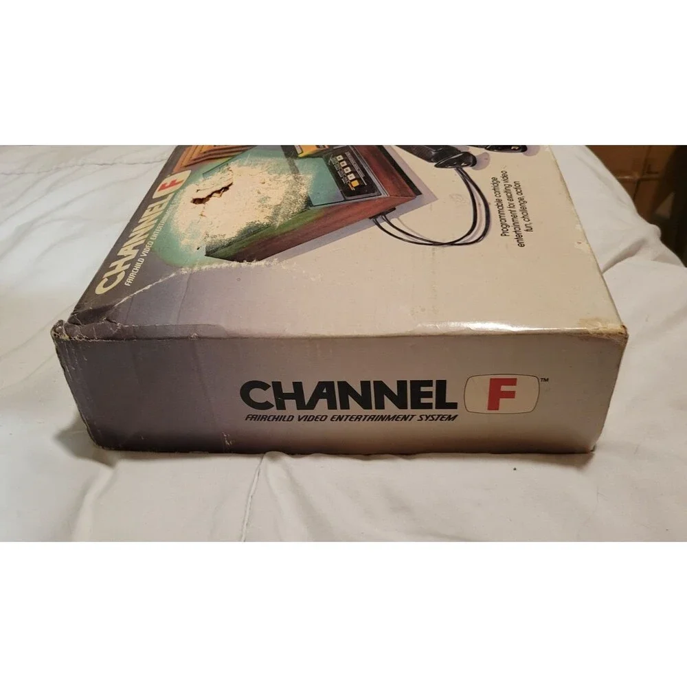 Fairchild Channel F Video Game Console w/ Original Box - Untested/For Parts
